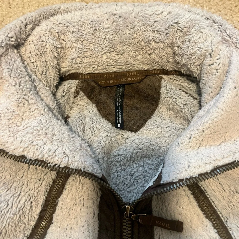 Kuhl white and brown jacket size small - Picture 2 of 4